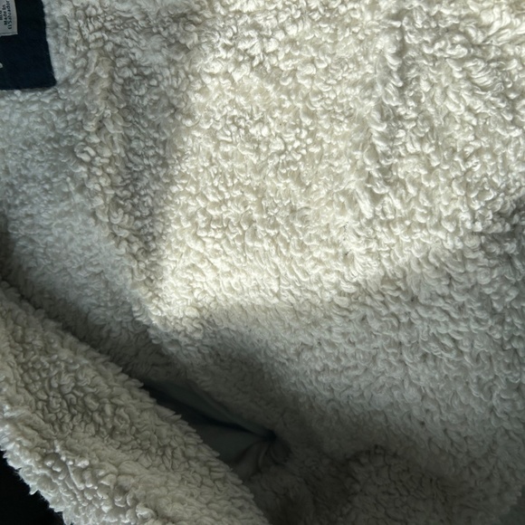 LL Bean Hooded Scotch plaid Flannel & Fleece Women's zippered jacket, size L - Picture 9 of 10